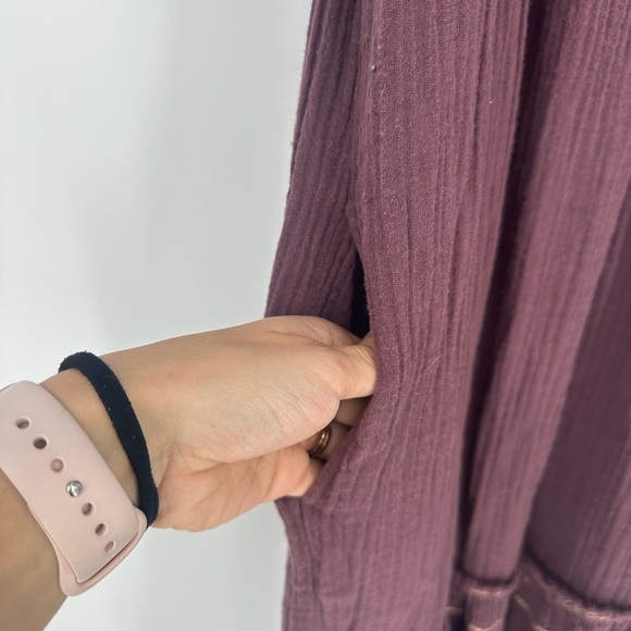 Free People Im The One Embroidered Maxi Dress, Purple - Picture 7 of 9